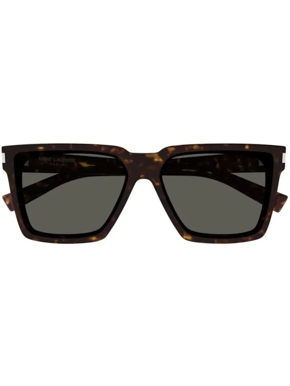 NWT Saint Laurent SL610 002 Havana Square Unisex Sunglasses